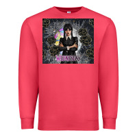 Cardinal gothic girl with black rose Premium Sweatshirt - TumblerDesignByShophia