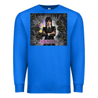 True Royal gothic girl with black rose Premium Sweatshirt - TumblerDesignByShophia