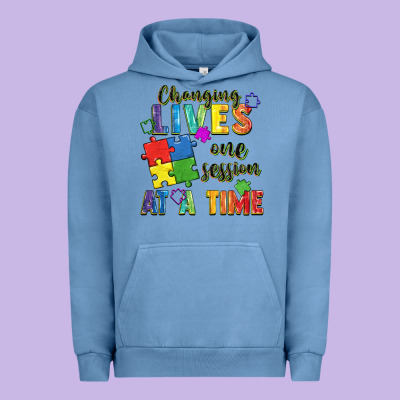 Changing Lives One Session At A Time Urban Hoodie Designed By Fadigitalartstudio