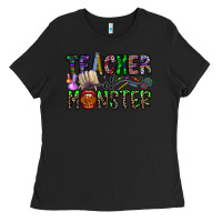 Black teacher of monster Ladies Tee - CowhideDigitalArt
