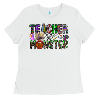 White teacher of monster Ladies Tee - CowhideDigitalArt