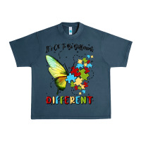 Midnight Navy it's ok to be different Urban Heavy Tee - MaliasSmallBusiness