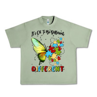 Oil Green it's ok to be different Urban Heavy Tee - MaliasSmallBusiness