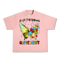 Salmon it's ok to be different Urban Heavy Tee - MaliasSmallBusiness