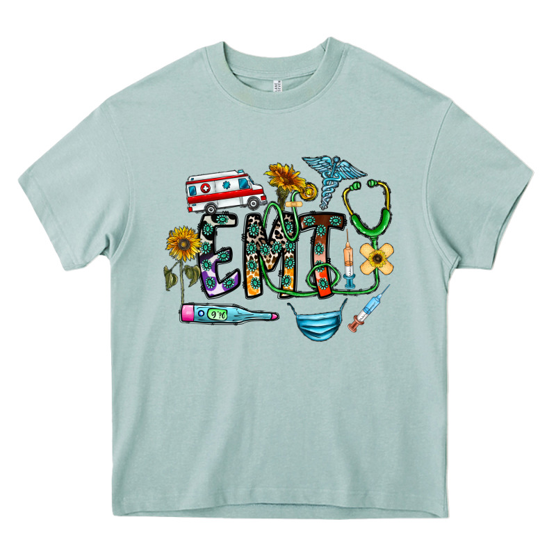Emt Heavy Core Tee by CowhideDigitalArt | Teevron