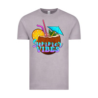 Vintage Zinc summer vibes coconut drink Vintage Tee - Jasminsmagicworld