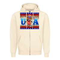 Sandshell usa hot dog Zipper Hoodie - BarkalooDesign