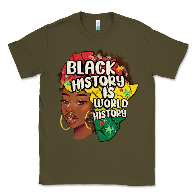 Black History Is World History Classic Tee by MaliasSmallBusiness | Teevron