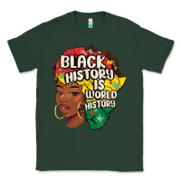 Sports Green black history is world history Classic Tee - MaliasSmallBusiness