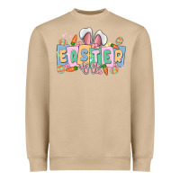 Mushroom easter  rabbit Heavyweight Sweatshirt - MaliasSmallBusiness