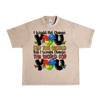 French Oak ı would not change you autism Urban Heavy Tee - MaliasSmallBusiness