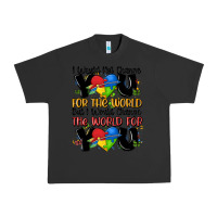 Pigment Black ı would not change you autism Urban Heavy Tee - MaliasSmallBusiness