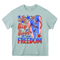 Arona flip flops and freedom Heavy Core Tee - HRA Design Shop