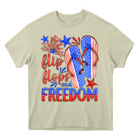 Mossy flip flops and freedom Heavy Core Tee - HRA Design Shop