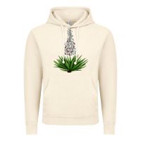 Vintage Artic Yucca Flower IIIustrations Vintage Hoodie - LillyAllenDesigns