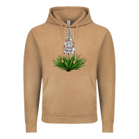 Vintage Camel Yucca Flower IIIustrations Vintage Hoodie - LillyAllenDesigns