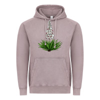 Vintage Zinc Yucca Flower IIIustrations Vintage Hoodie - LillyAllenDesigns