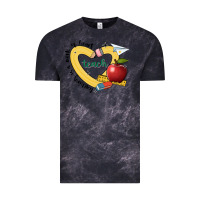 Cloud Black teaching is a work of heart Vintage Tee - JahusDesignShop