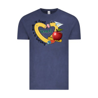 Vintage Denim teaching is a work of heart Vintage Tee - JahusDesignShop