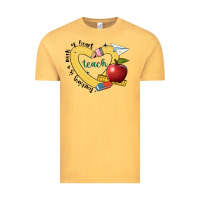 Vintage Mustard teaching is a work of heart Vintage Tee - JahusDesignShop