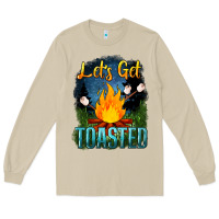 Mushroom lets get toasted Long Sleeve Tee - NancyCooperArtShop