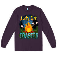Plum lets get toasted Long Sleeve Tee - NancyCooperArtShop