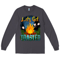 Smoke lets get toasted Long Sleeve Tee - NancyCooperArtShop