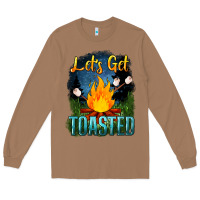 Toasted Coconut lets get toasted Long Sleeve Tee - NancyCooperArtShop