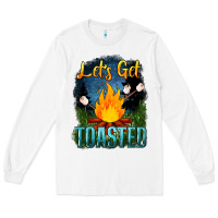 White lets get toasted Long Sleeve Tee - NancyCooperArtShop