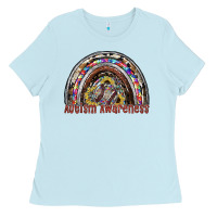 Baby Blue autism awareness Ladies Tee - SublimationCraftShop