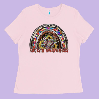 Autism Awareness Ladies Tee Designed By Sublimationcraftshop