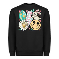 Black retro easter Heavyweight Sweatshirt - MaliasSmallBusiness