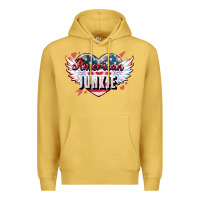 Antique Gold American junkie 4th of july Premium Hoodie - HowdyJamesFarm