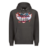 Smoke American junkie 4th of july Premium Hoodie - HowdyJamesFarm