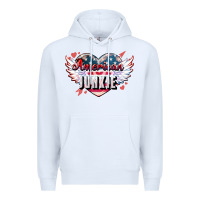 White American junkie 4th of july Premium Hoodie - HowdyJamesFarm