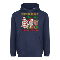 Navy torn between lookin' like a snack and eatin' one Heavyweight Hoodie - texasbilliewilder