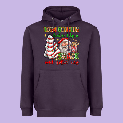 Torn Between Lookin' Like A Snack And Eatin' One Heavyweight Hoodie Designed By Texasbilliewilder