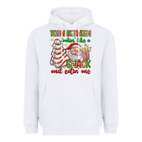 White torn between lookin' like a snack and eatin' one Heavyweight Hoodie - texasbilliewilder