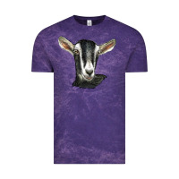 Cloud Purple alpine goat head Vintage Tee - LillyAllenDesigns