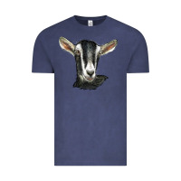 Vintage Denim alpine goat head Vintage Tee - LillyAllenDesigns