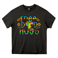 Asphalt free dad hugs Heavy Core Tee - CowhideDigitalArt