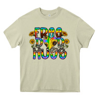 Mossy free dad hugs Heavy Core Tee - CowhideDigitalArt