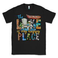 Black the lakes my happy place Classic Tee - CowhideDigitalArt