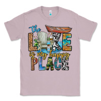 Lilac the lakes my happy place Classic Tee - CowhideDigitalArt