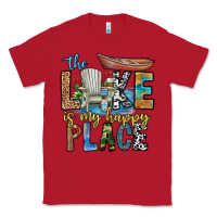 Red the lakes my happy place Classic Tee - CowhideDigitalArt