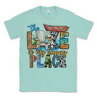 Seafoam the lakes my happy place Classic Tee - CowhideDigitalArt