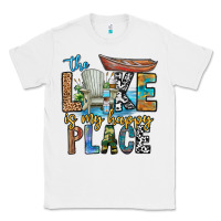 White the lakes my happy place Classic Tee - CowhideDigitalArt