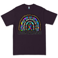 Plum autism awareness Premium Tee - CowhideDigitalArt