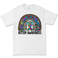 White autism awareness Premium Tee - CowhideDigitalArt