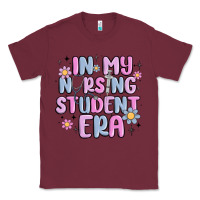 Burgundy in my nursing student era Classic Tee - MaliasSmallBusiness